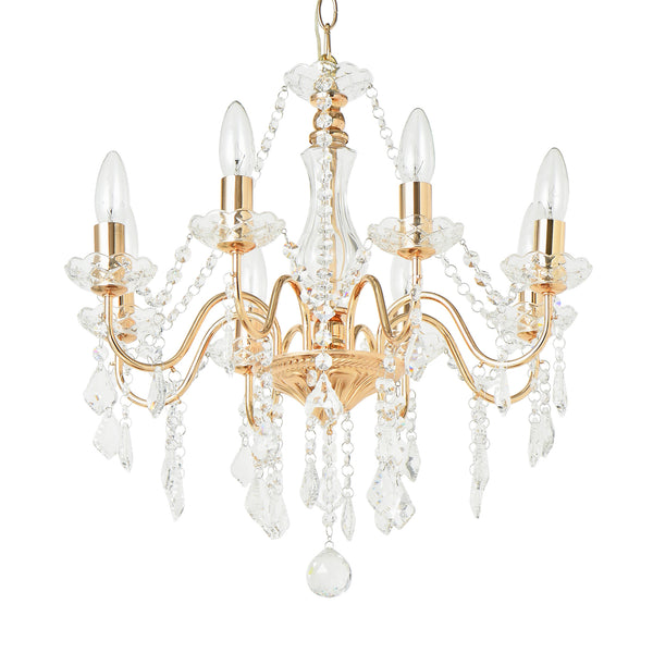 アントイン シャンデリア 8灯 ゴールド | Francfranc（フランフラン