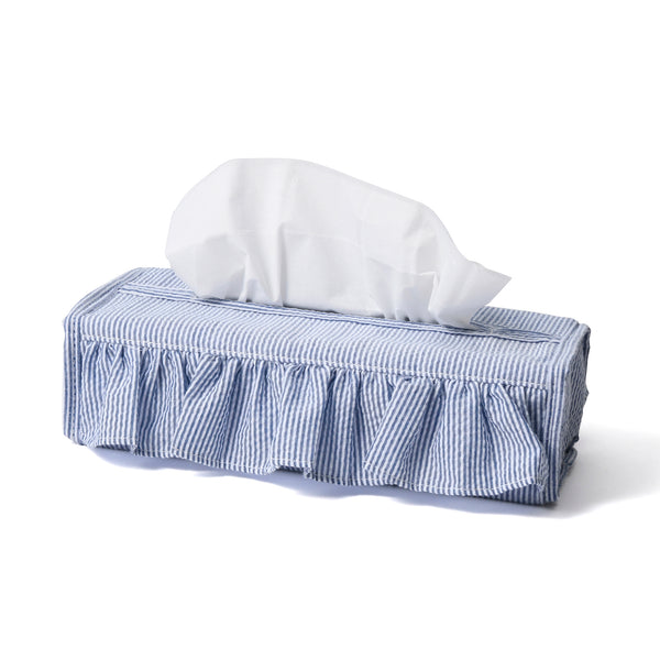 フリル ティッシュカバー ブルー | Francfranc（フランフラン）公式