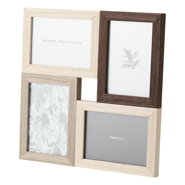ナチュラル フォトフレーム 4面 ミックス | Francfranc（フランフラン