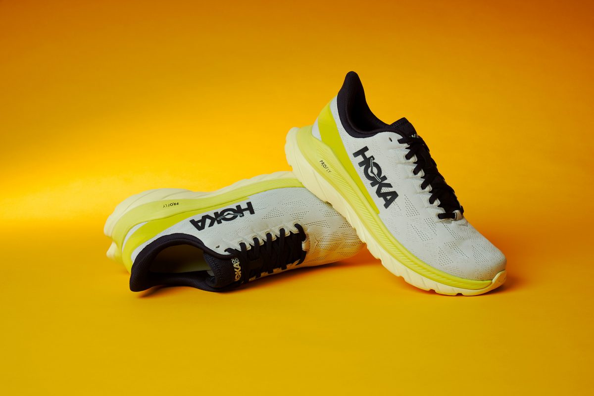 HOKA ONE ONEがエネルギーを黄色で表現したスペシャルカラーパッケージ