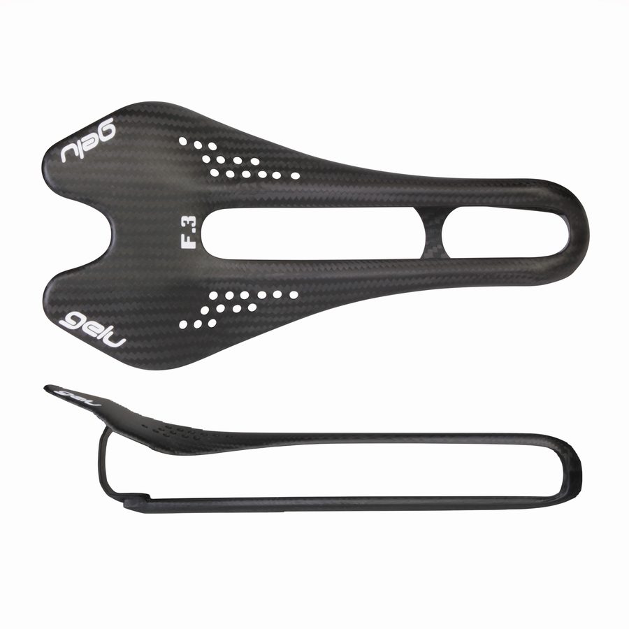 重さ約70g！スプリング付き軽量カーボンサドル「F3サドル」登場｜gelu
