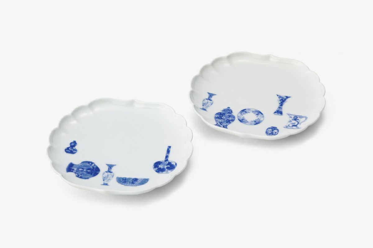 ブルーチャイナ ペア和皿 | 有田焼 深川製磁｜公式オンラインストア