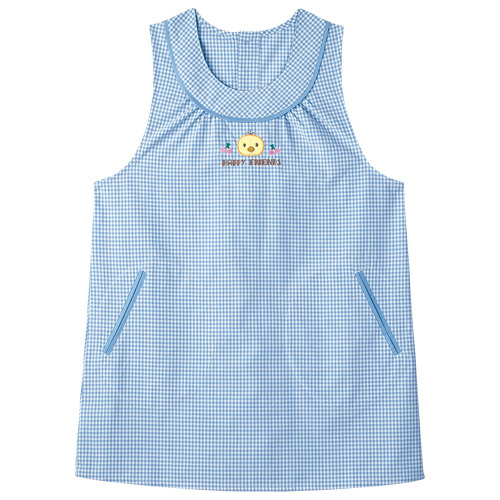 すてきな先生vol.102|ハッピーフレンズエプロン LL ブルー|学研の