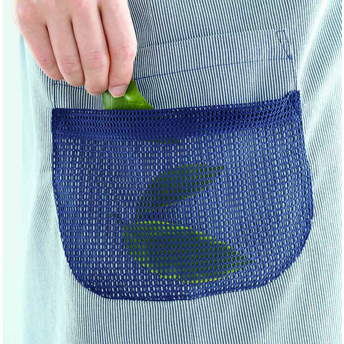 すてきな先生vol.98|ブルーストライプメッシュエプロン ブルー|学研の