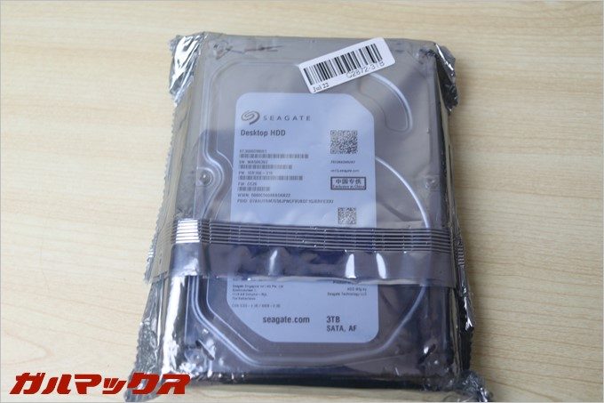 Seagateの内蔵型HDD/3TB（ST3000DM001）を外付けHDD化して使ってみた