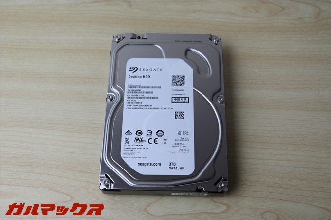 Seagateの内蔵型HDD/3TB（ST3000DM001）を外付けHDD化して使ってみた