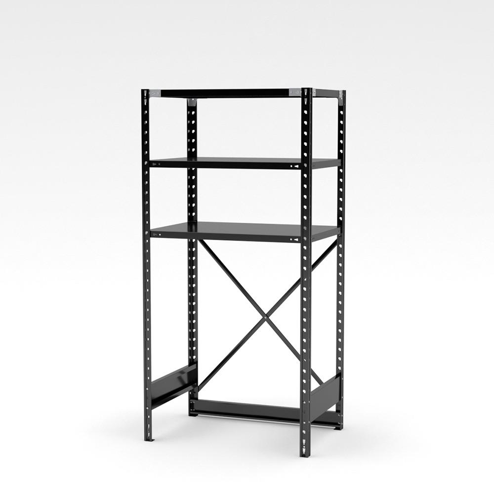 抗菌ABラック 下段開放タイプ 幅88.7×奥行61.2×高さ180cm (スチール