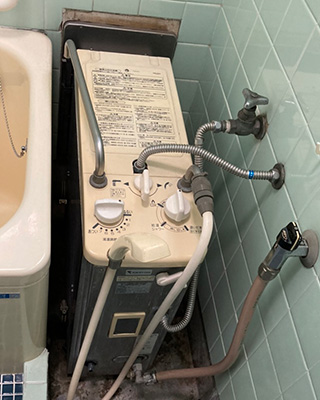 東京ガスSR-63S2→リンナイRBF-A60SN-FU-L-S｜東京都杉並区のバランス