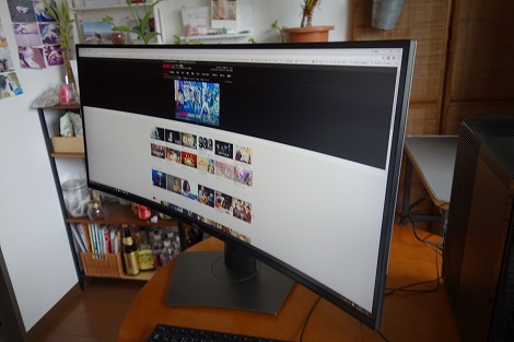 DELL U3818DWレビュー：曲面型パネルを採用した37.5インチモニタ