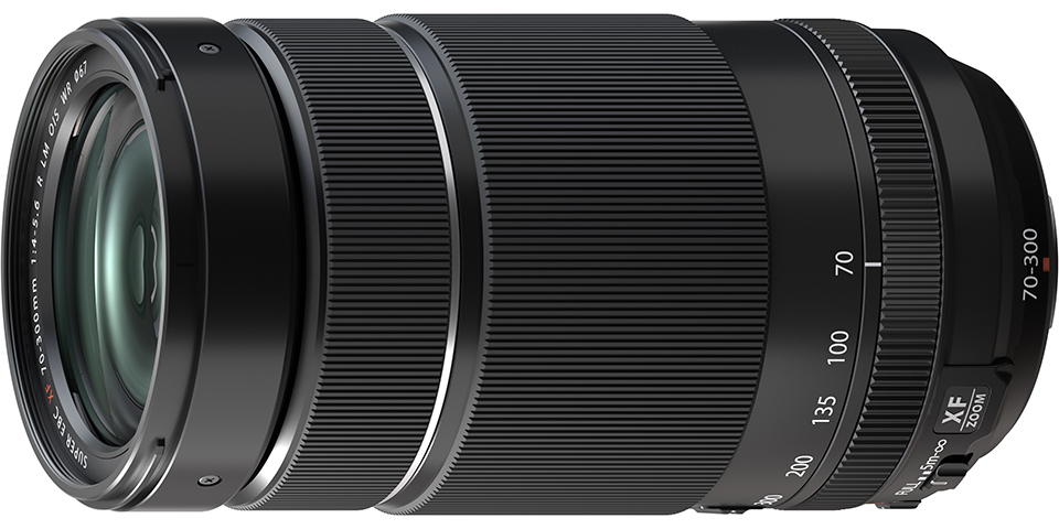 手ブレ補正5.5段、マクロ撮影もできる望遠ズームレンズ「XF70-300mmF4