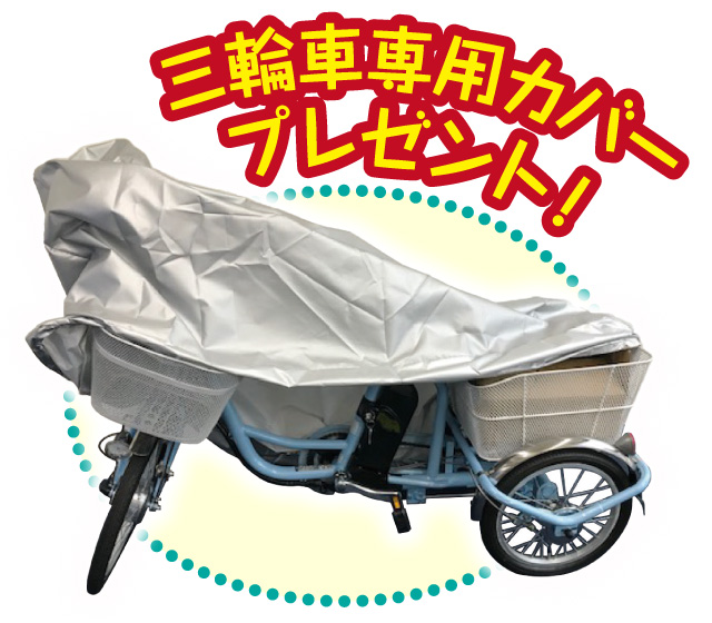 アシらくプティット ロータイプ電動アシスト三輪自転車 MG-TRM18P