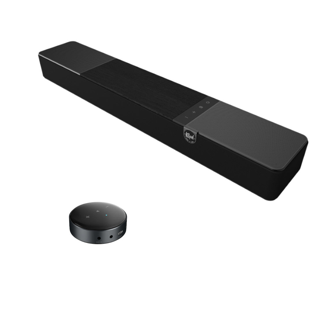 WiiM Mini Wireless Streamer & Klipsch Flexus Core 100 Sound Bar