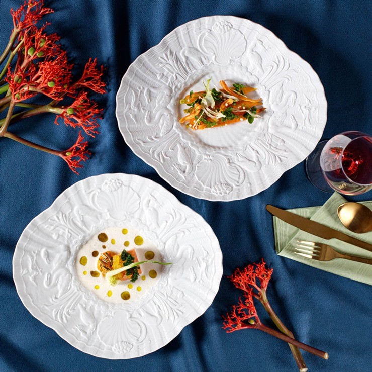 マイセン プレート 17cm コラージュ ミスティック・ガーデン 79A523