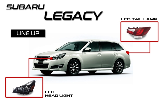 BR レガシィ ツーリングワゴン ファイバーフルLEDテールランプ V2