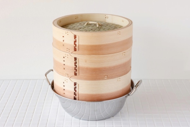 杉 中華せいろ 27cm 鍋セット[ガス・IH対応鍋 本体2 ふた1] | せいろ