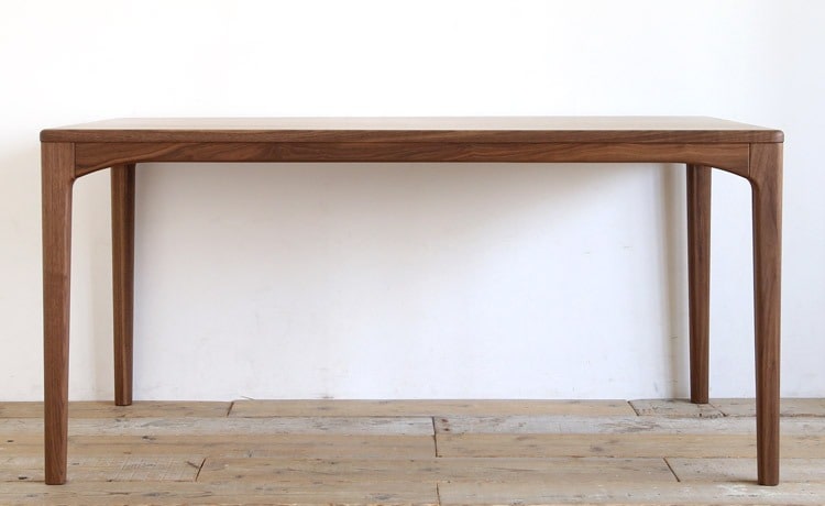 ノース ダイニングテーブル 無垢材 幅130-200cm 高さ72cm