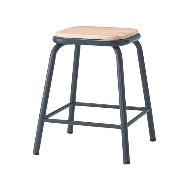 インダストリアル スツール | 天然木の木製座面 | インテリア・家具の