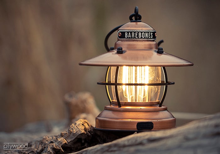 ベアボーンズ ミニエジソンLEDランタン ブラック - 希少なブラック