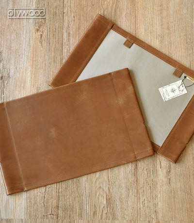 カーミットチェア＆交換レザーシート [牛革ブラウン 2枚組] セット