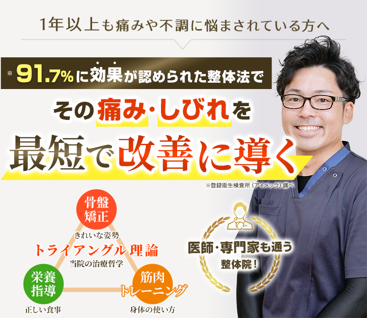 医師も推薦する技術力が評判。岐阜市で整体院をお探しなら「岐山整体院」