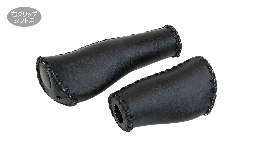 廃盤品 *PDW* whiskey ergo グリップ 黒レザー ブロンプトン PDW