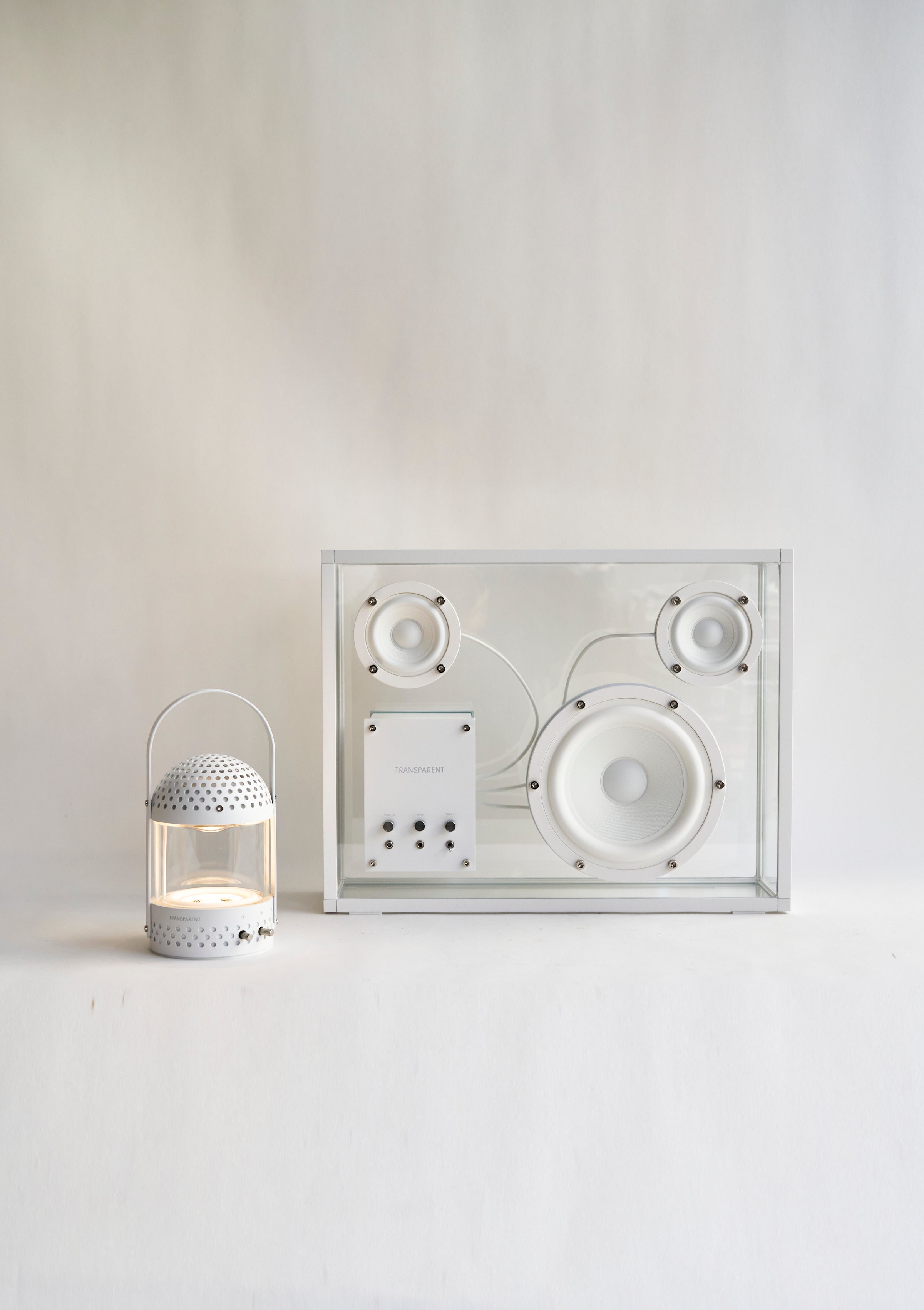 TRANSPARENT SPEAKER WHITE