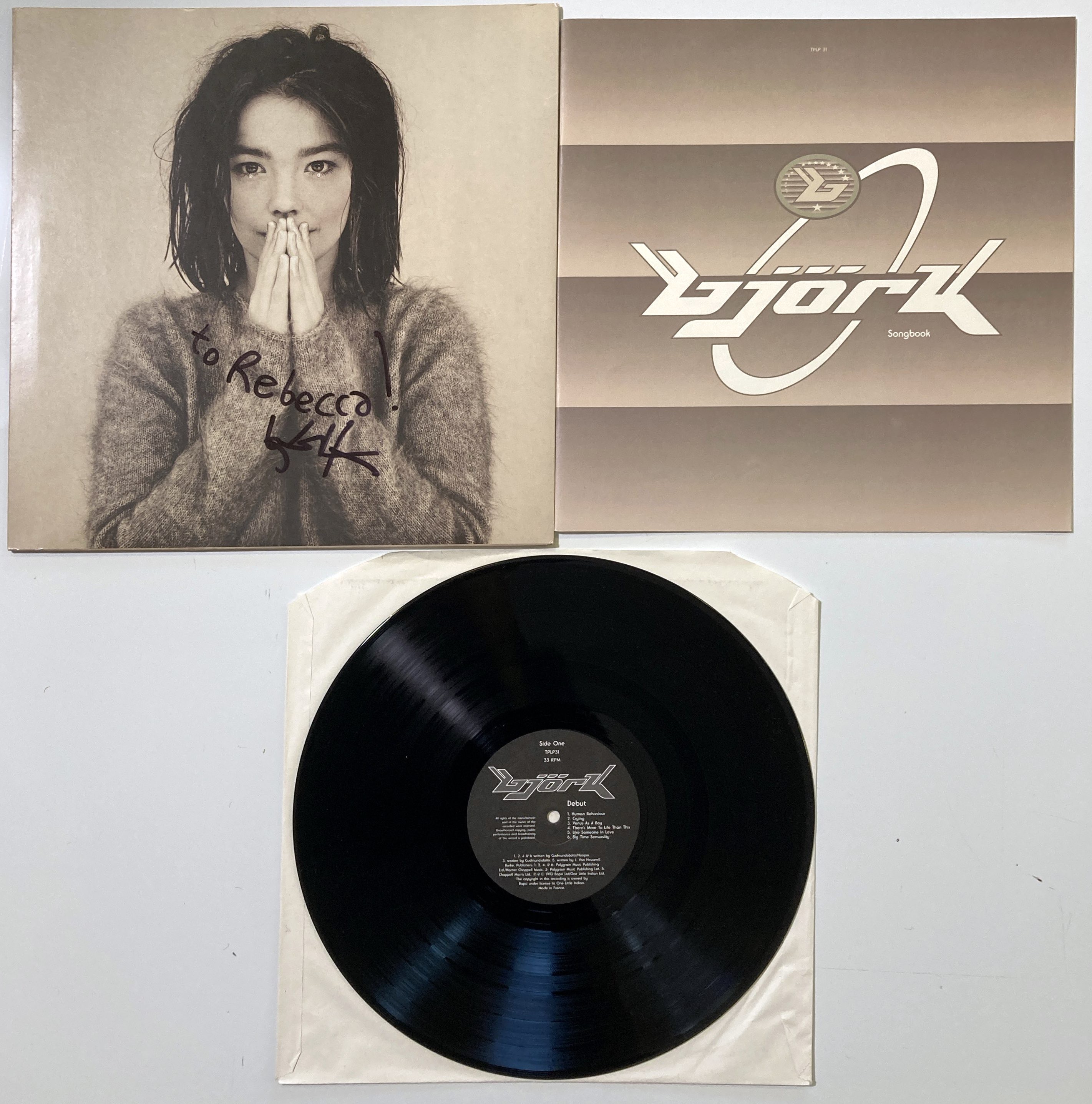 Lot 176 - BJORK SIGNED LP.