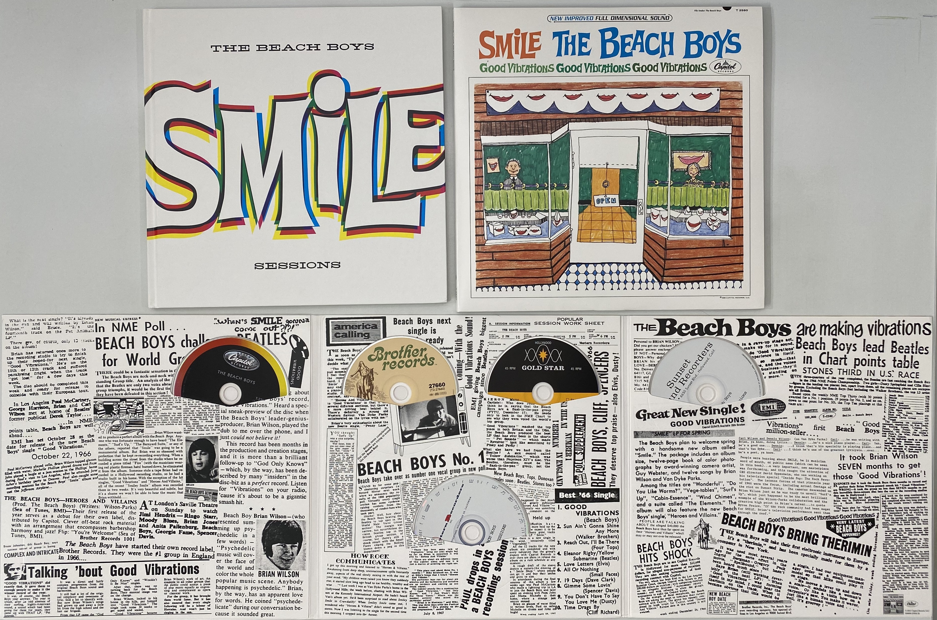 Lot 880 - THE BEACH BOYS - THE SMILE SESSIONS (BOX SET