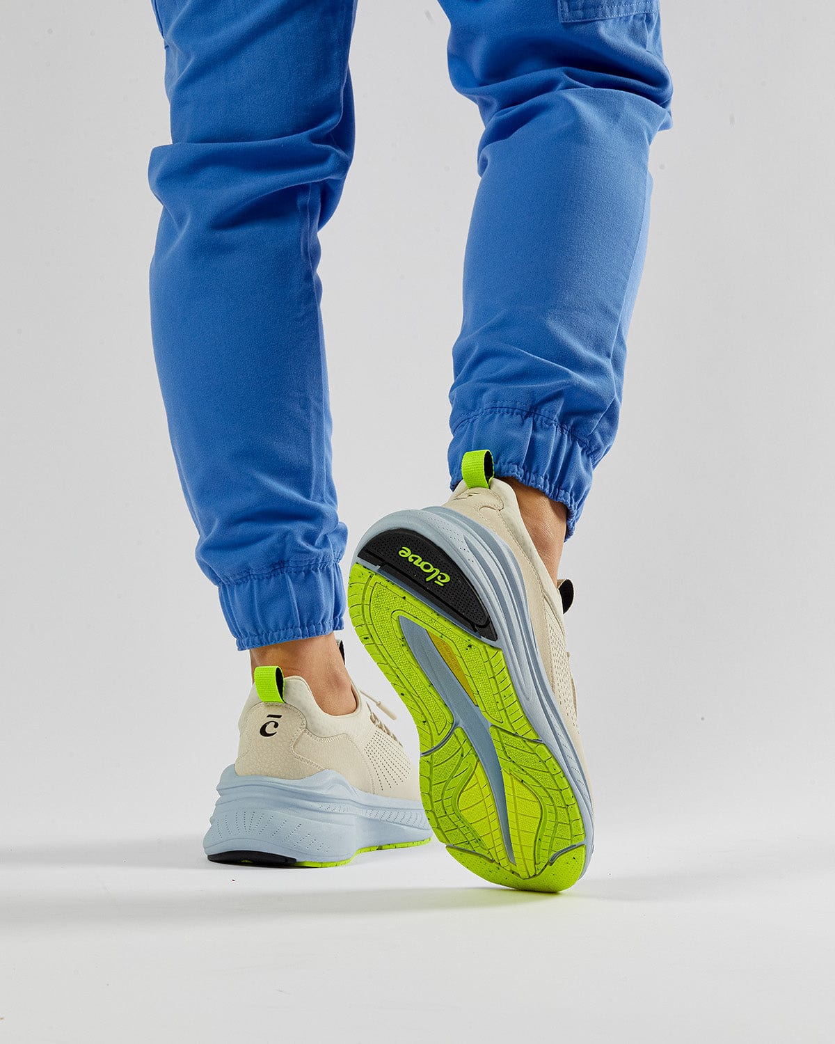 Men's Light Blue Shoes for Nursing School - Medical Sneaker for