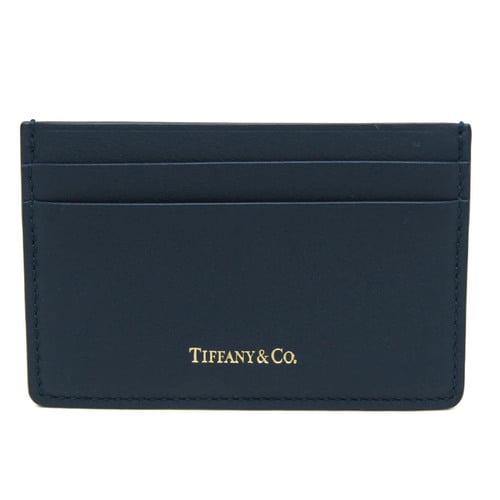 ティファニー(Tiffany) レザー カードケース ネイビー | eLADY Globazone