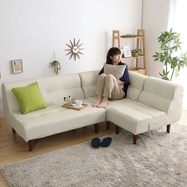 PVCレザー リビングダイニング ソファ シリーズ 3点セット[SH-07-SNG