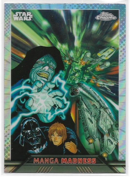 2023 Topps Chrome Star Wars Manga Madness Insert card MM-13