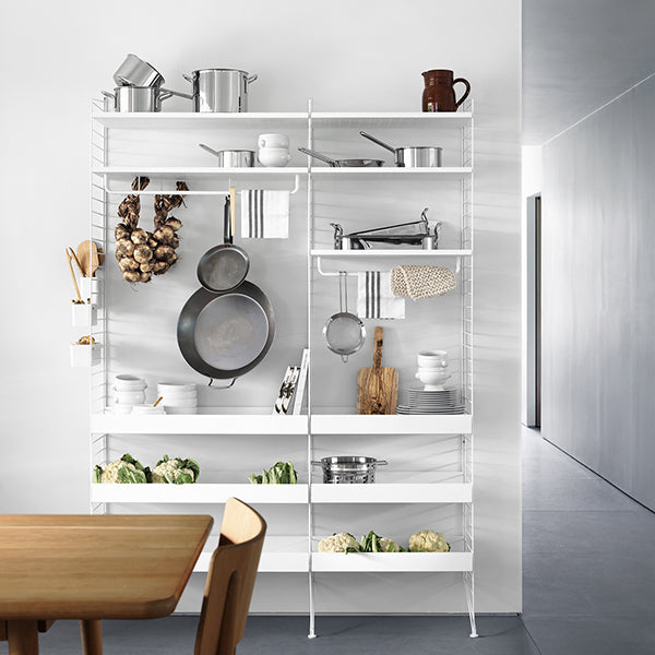 日本代理店】String スウェーデン製 シェルフシステム 棚板58×30