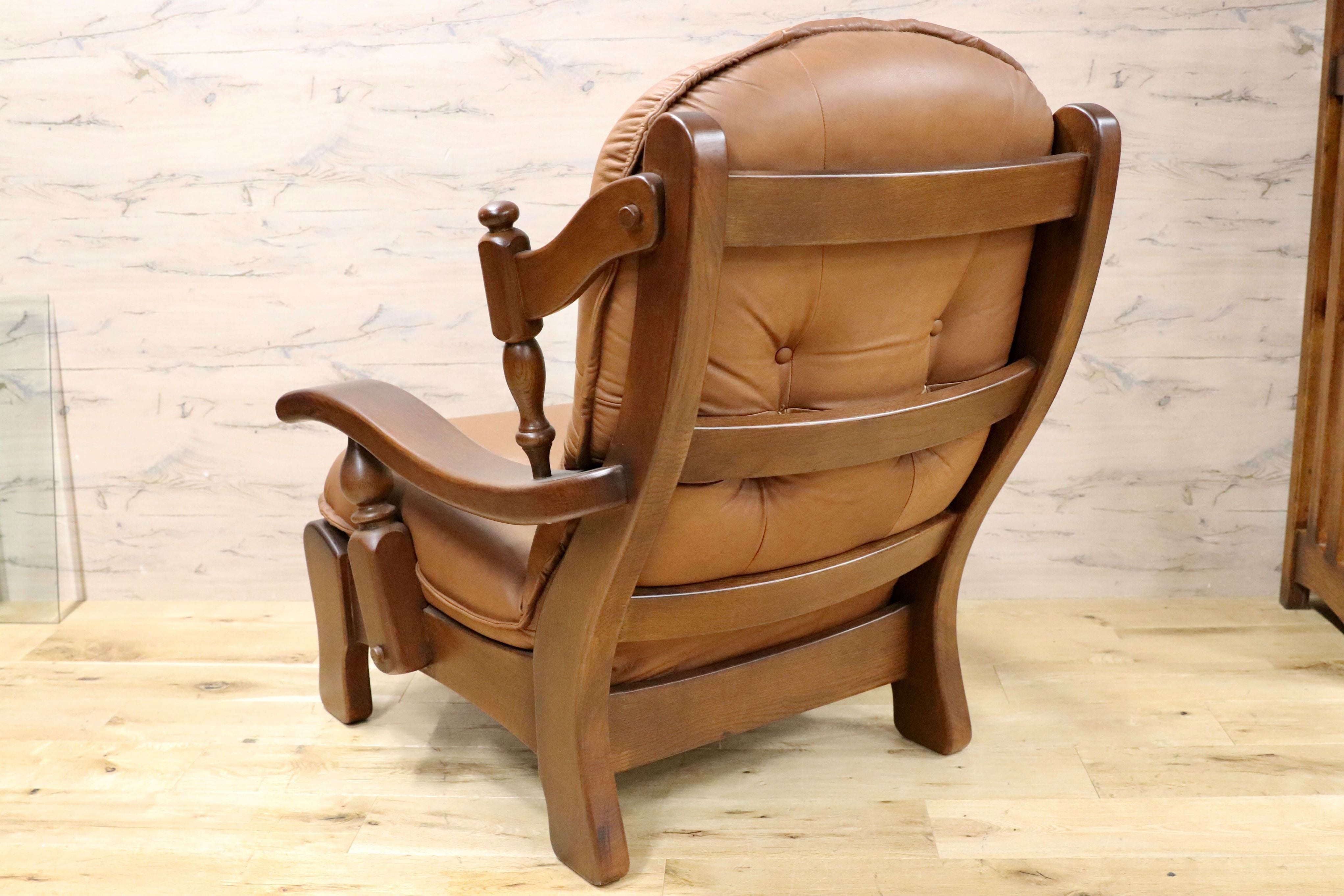 GMFN177○オランダ製 ダッチカントリー シングルソファ 1人掛けソファ