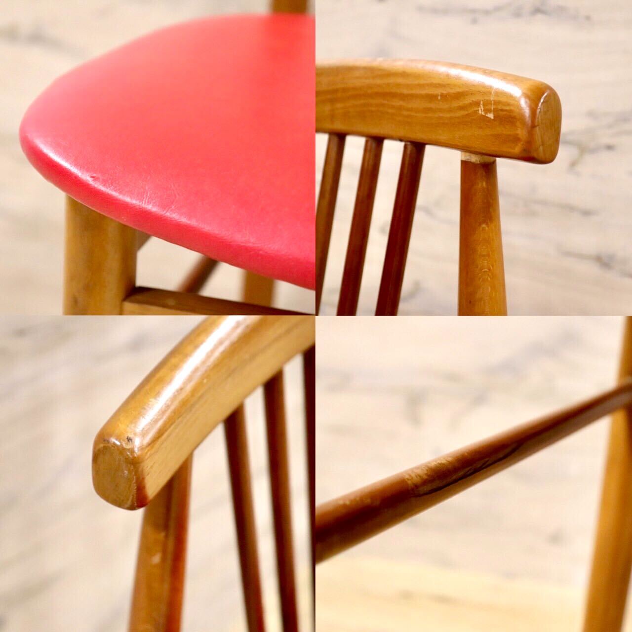 GMHH74A○MATSUDA / 松田家具 ダイニングチェア アームレスチェア 食卓