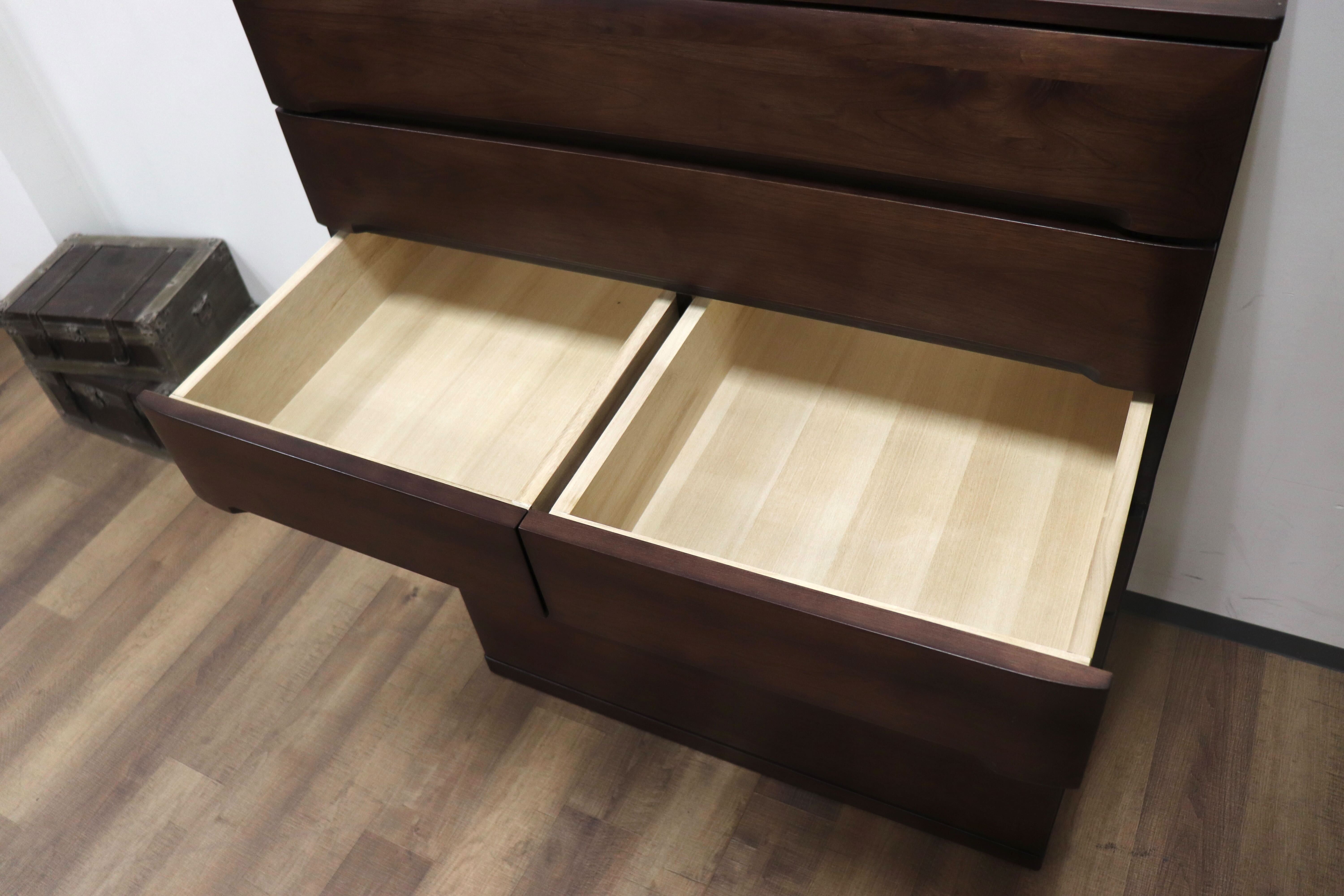 GMHS31○IDC大塚家具 7段チェスト 整理箪笥 ハイチェスト 収納家具