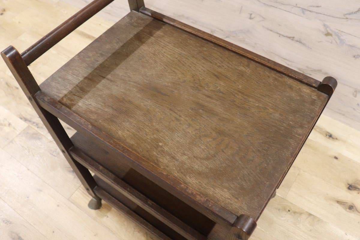 GMGK214○神戸家具 永田良介商店 キャスターワゴン キッチンワゴン