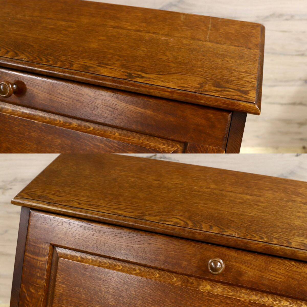 GMHS191○えぞ民芸家具 EZO 蝦夷民芸家具 ライティングビューロー