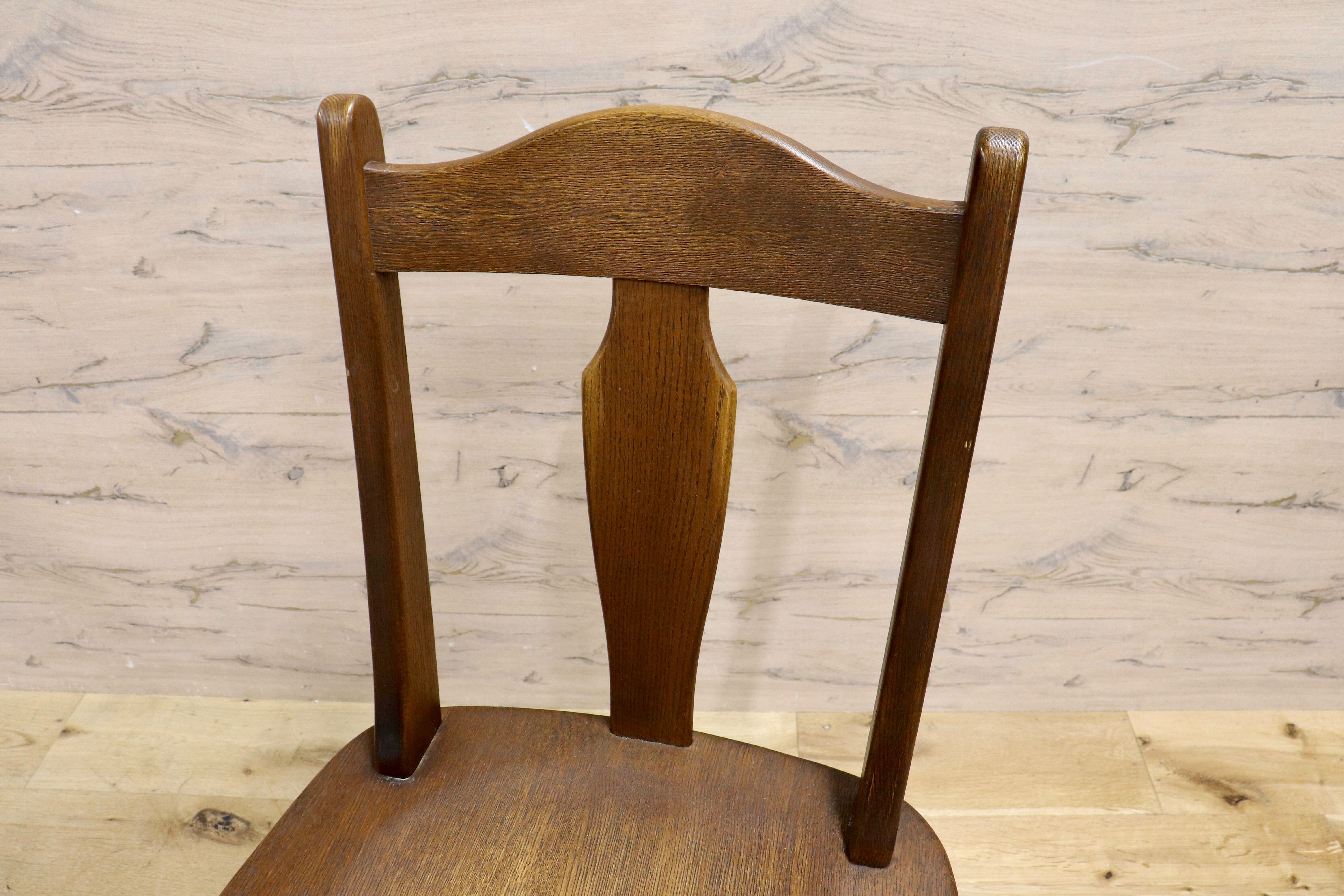 GMIS117○飛騨清見工房 ダイニングチェア 2脚セット 回転椅子 レトロ