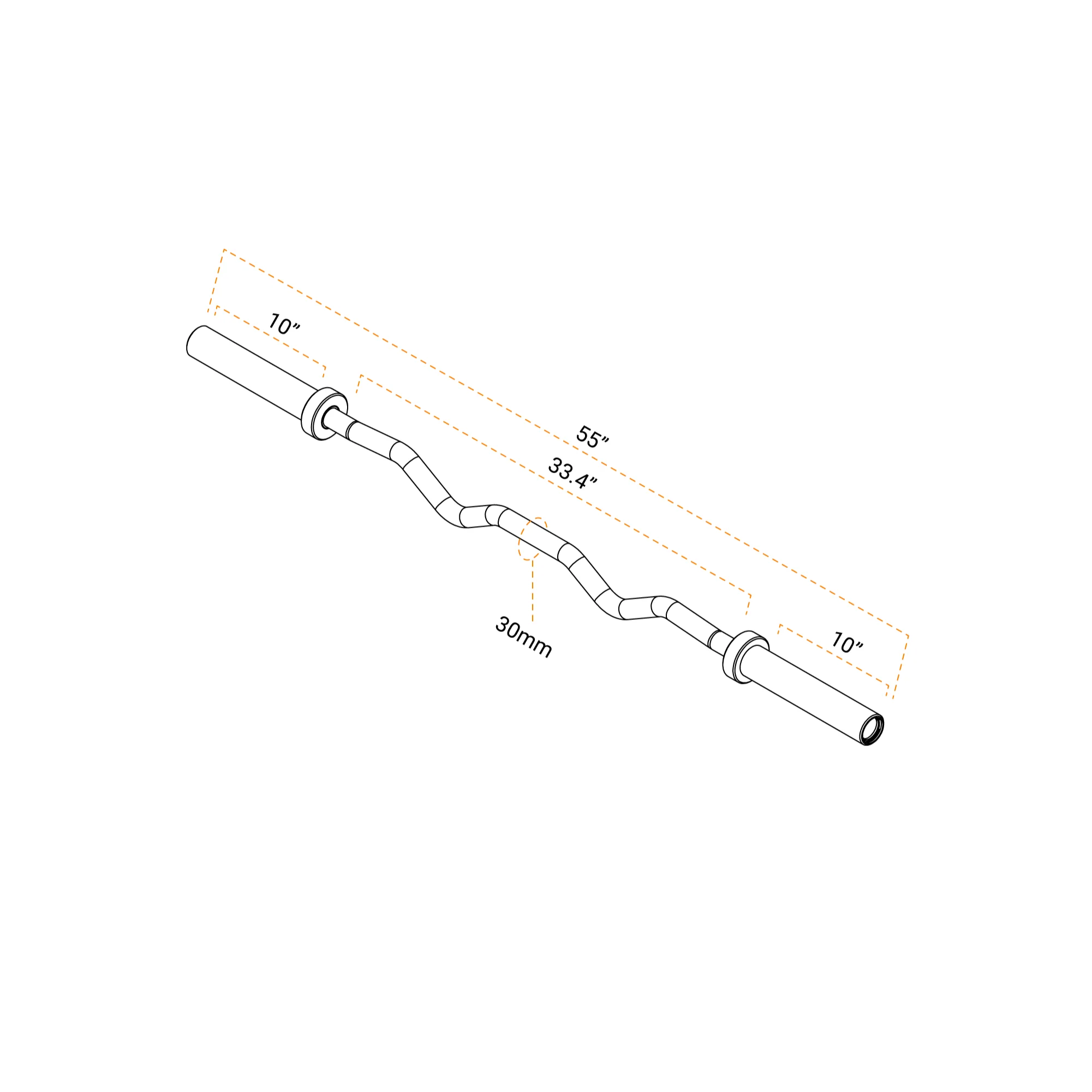 EZカールバー（ハードクロム）｜トレーニングマシンのレンタルとリース