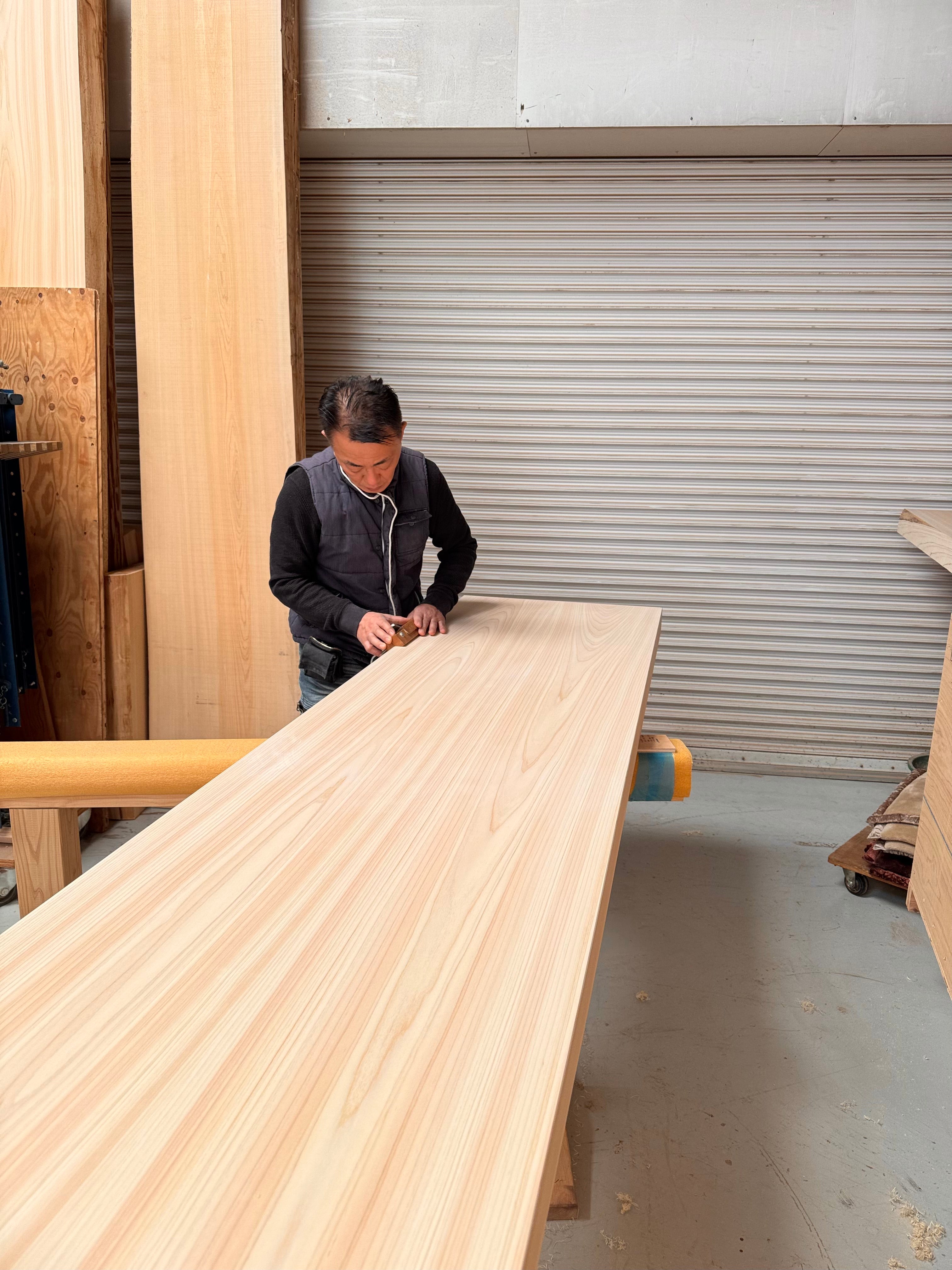 Hinoki solid wood countertops (with installation ) – Hanabusa