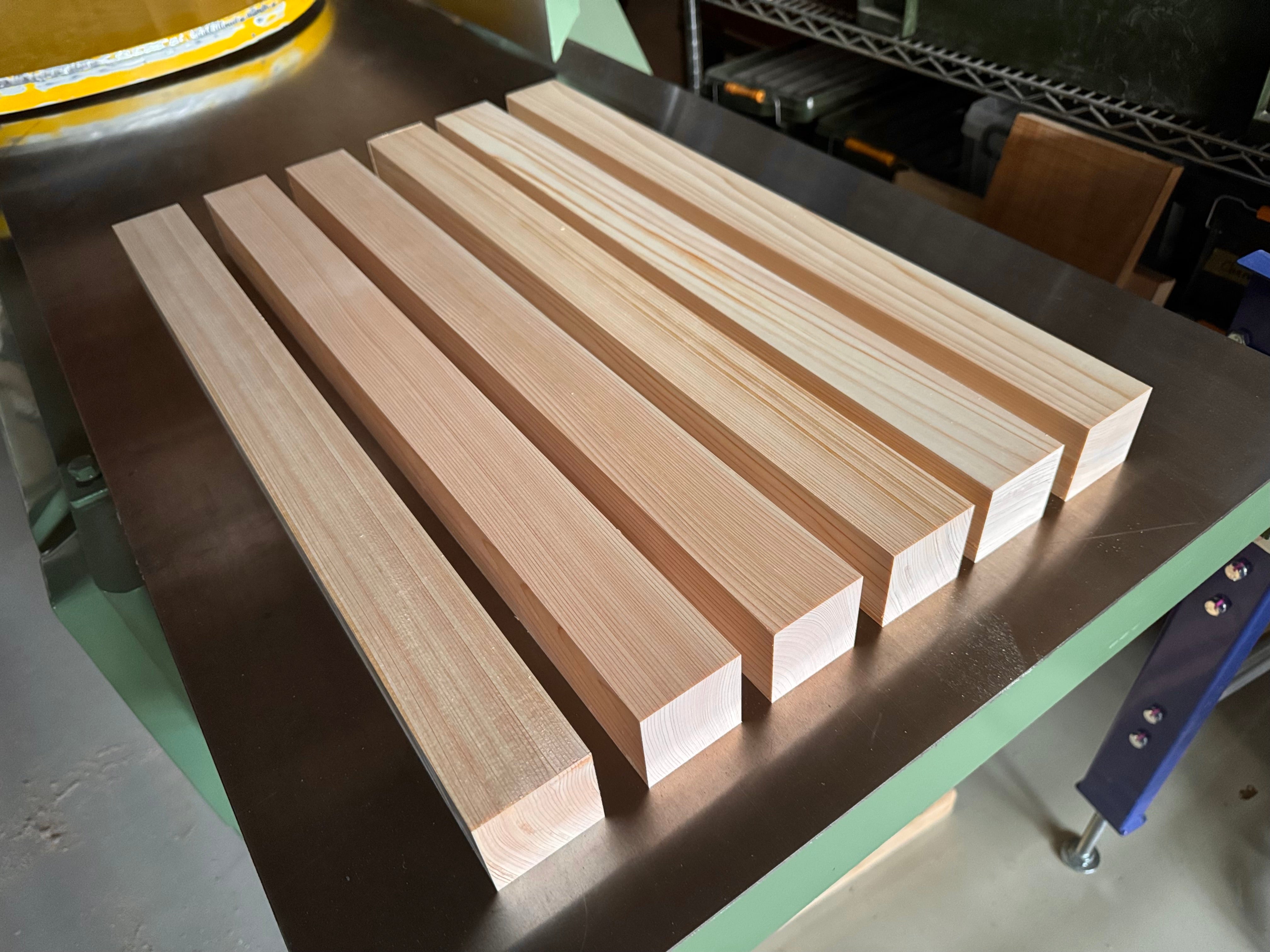 HINOKI Square Lumber Japanese cypress , 35×35，50×50， – Hanabusa