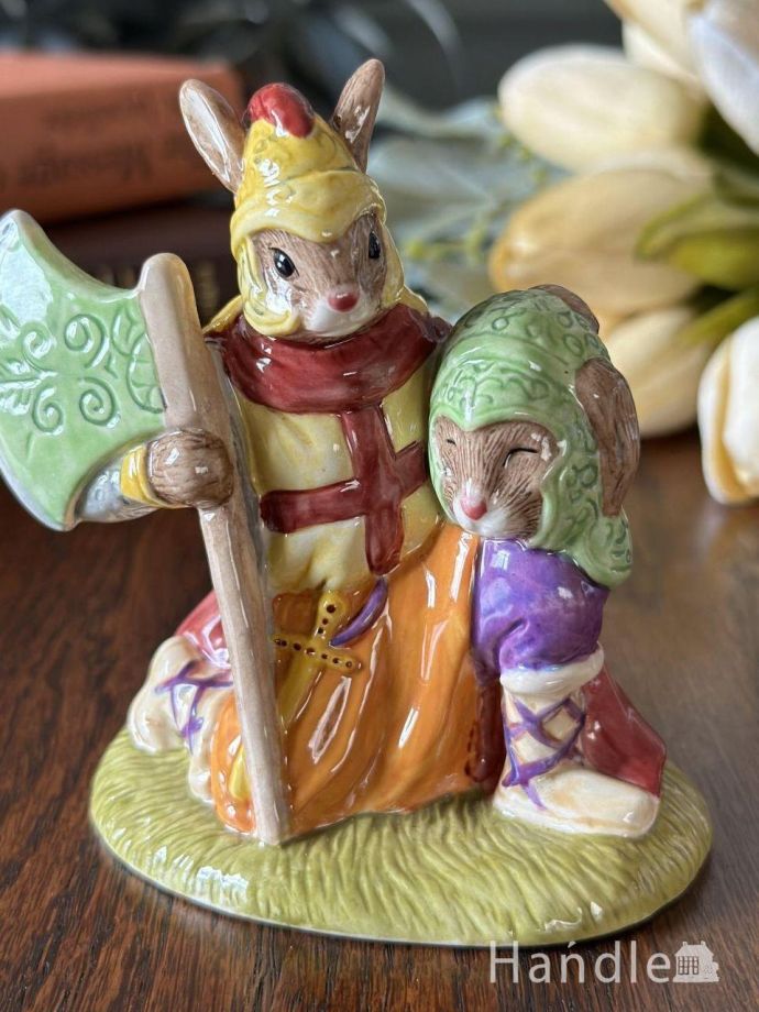 SIR GAWAINのビンテージバニキンズ、ロイヤルドルトンの可愛いフィギュ