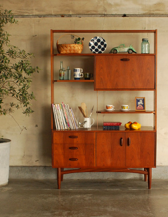 本棚や飾り棚に使えるヴィンテージ家具、G-PLANのディバイダー(x-555-f