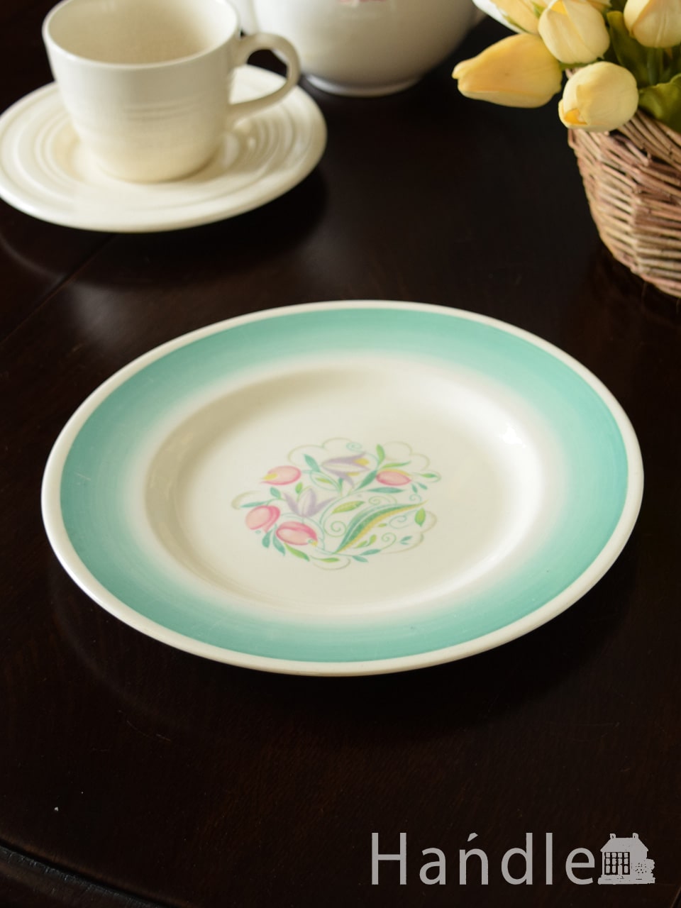 スージークーパー（Susie Cooper）のビンテージ食器、ドレスデン