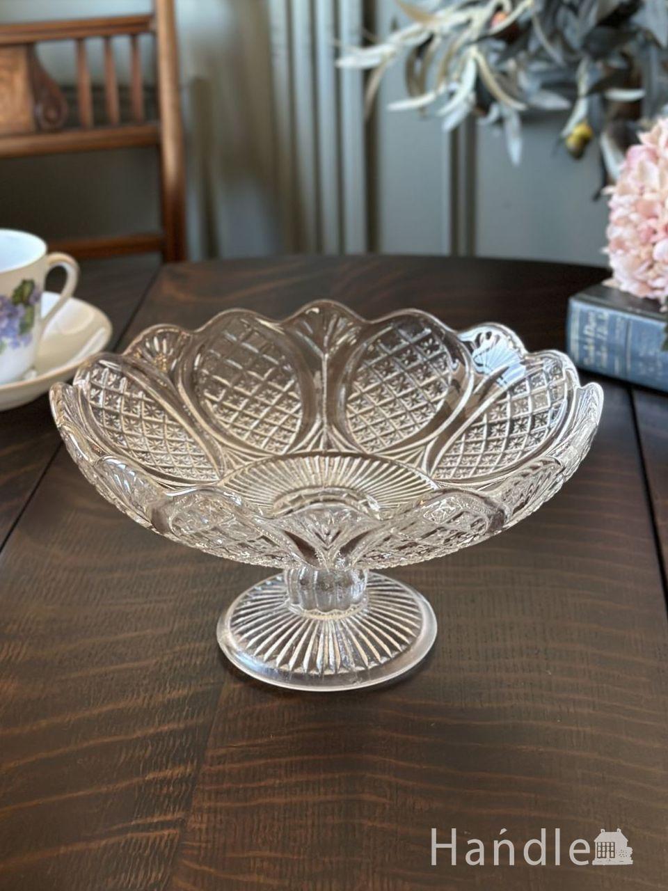 アンティークのガラスの雑貨、イギリスで見つけたアンティークガラスの