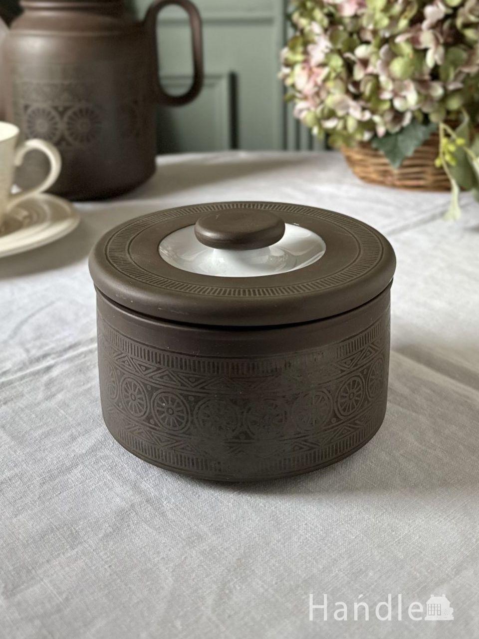 イギリスから届いたアンティーク琺瑯のブレッド缶(ブレッドビン)(k