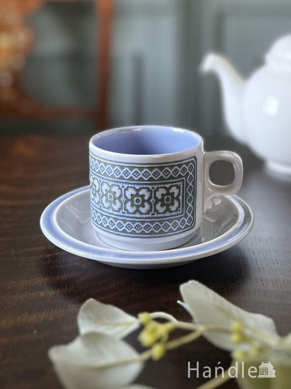 ウェッジウッド（WEDGWOOD）のビンテージ食器、Dolphinsのカップ