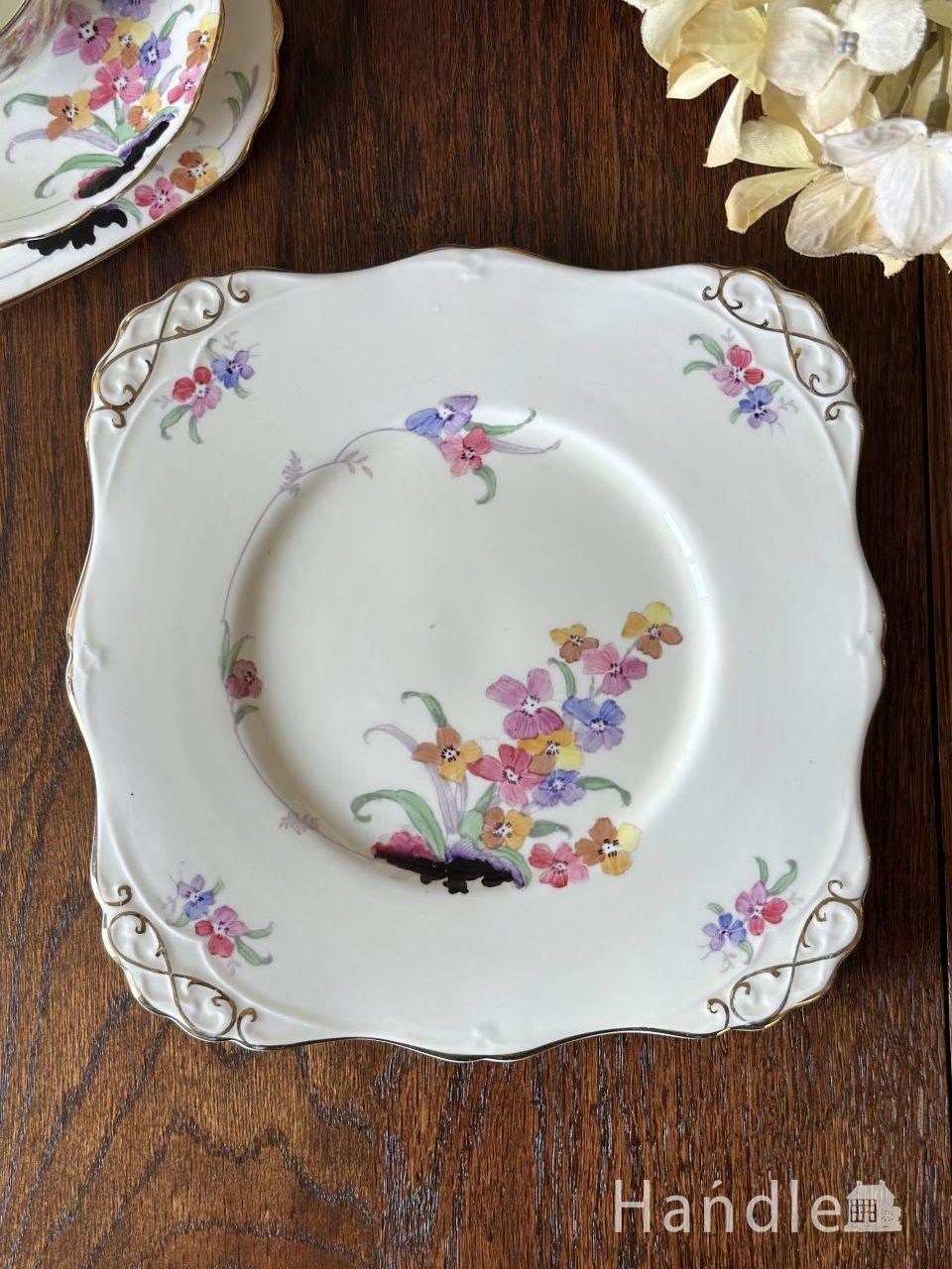 お値下げ タスカン ティーカップ ケーキ皿 プレート ユリ ヴィンテージ