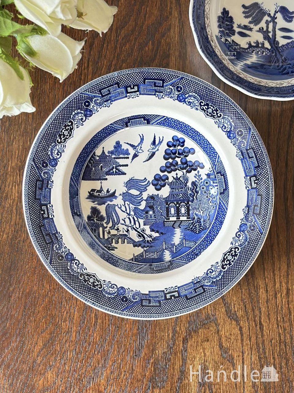 イギリスから届いたアンティークのスープボウル、ジョンソンブラザーズ